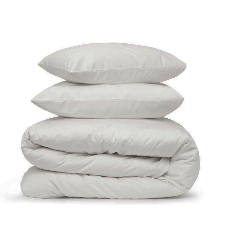 סט מצעים 100% כותנה מצרית בעיבוד סאטן 500 חוט פרימיום- אפור בהיר