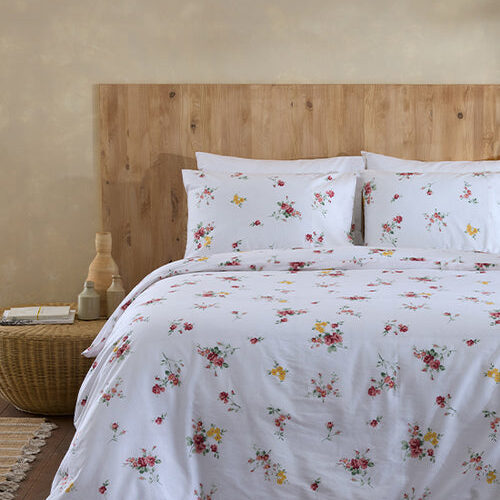 סט מצעים | 100 אחוז כותנה פרקל | דגם ג'ינג'ר