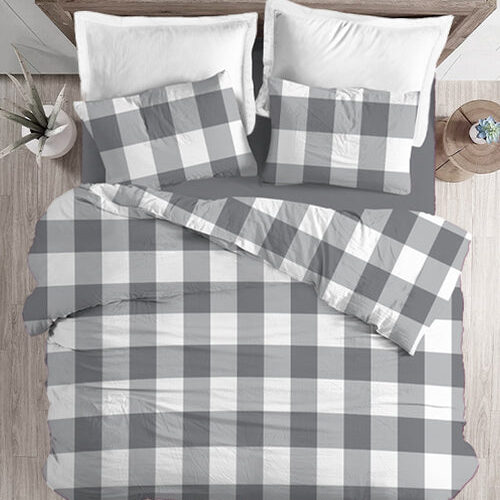 סט מצעים  | 100 אחוז כותנה איכותית | דגם אטלנטיק קפה