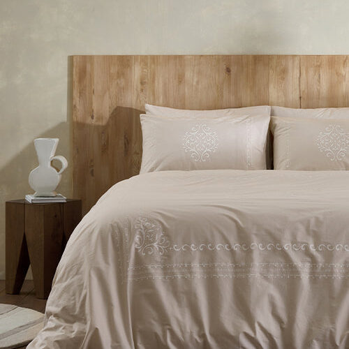 סט מצעים | 100 אחוז כותנה פרקל | דגם סופיה