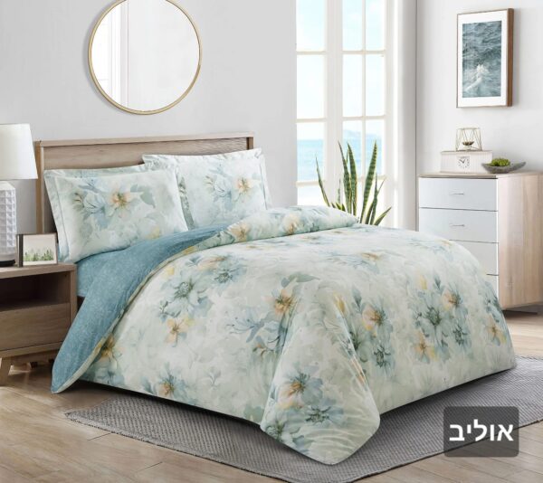 סט מצעים דגם אוליב  | 100 אחוז כותנה בצפיפות כ200 חוט