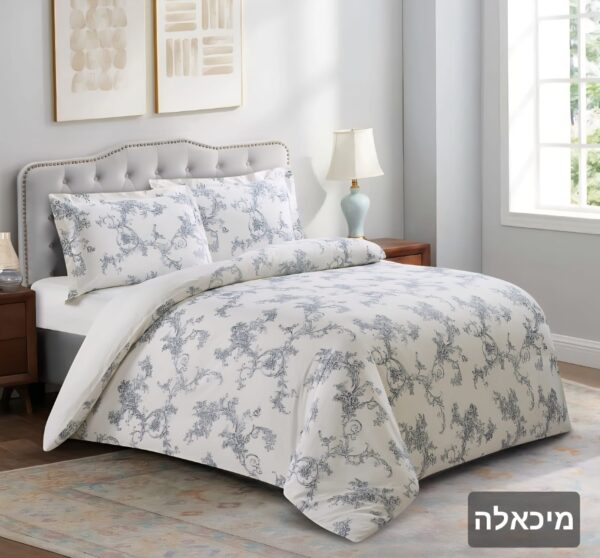 סט מצעים דגם מיכאלה | 100 אחוז כותנה בצפיפות כ200 חוט