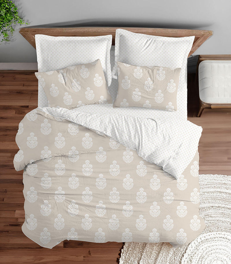 סט מצעים | 100 אחוז כותנה פרקל | דגם תומר | מבצע זוגי 220 ש"ח