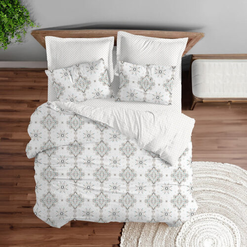 סט מצעים | 100 אחוז כותנה פרקל | דגם מולי | מבצע זוגי 159 ש"ח