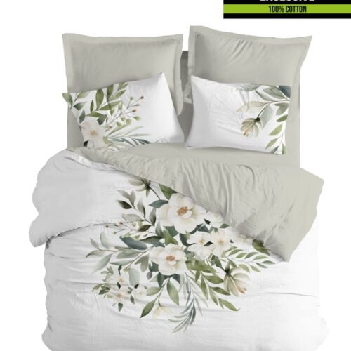 סט מצעים | 100 אחוז כותנה פרקל | דגם לואיז | מבצע זוגי 159 ש"ח