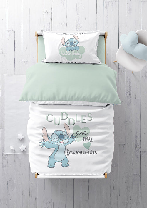 מצעים למיטת תינוק / מעבר | 100% כותנה | סטיץ בייבי