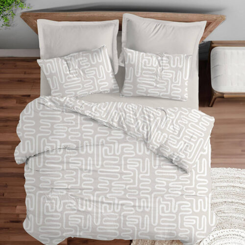 סט מצעים | 100 אחוז כותנה פרקל | דגם בילי | מבצע זוגי 220 ש"ח