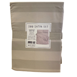 מצעי 100% כותנה סאטן | צפיפות 500 | פסים בג' – תמונה 5