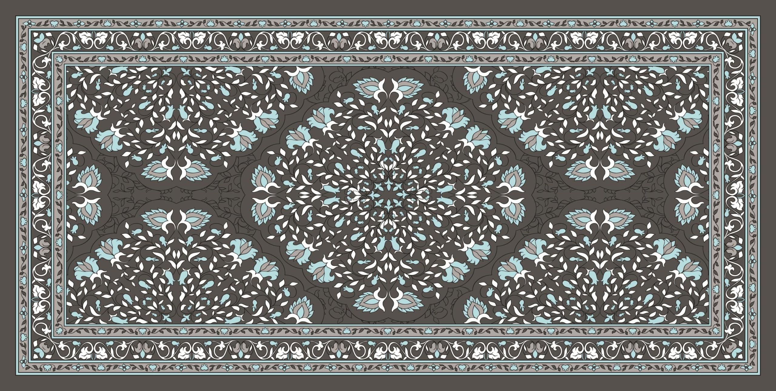 שטיח מטבח דגם אנקרה | כביס ולא מחליק – תמונה 2