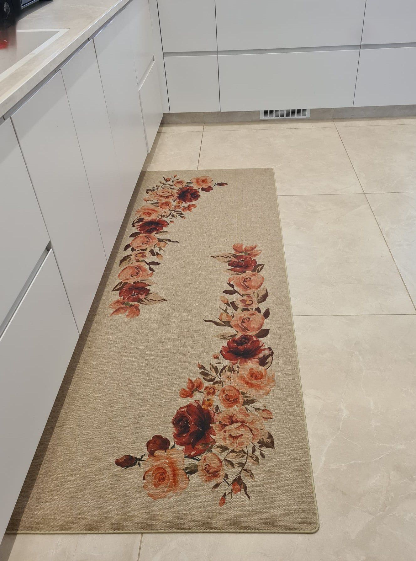 שטיח מטבח דגם רוז | כביס ולא מחליק