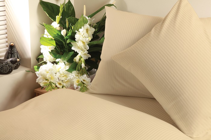 ציפה XL וציפיות סאטן כותנה בצפיפות 500 חוט בדוגמת פסים - צבעים לבחירה – תמונה 4