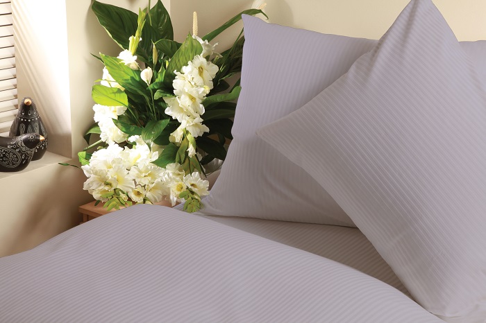 ציפה XL וציפיות סאטן כותנה בצפיפות 500 חוט בדוגמת פסים - צבעים לבחירה – תמונה 2