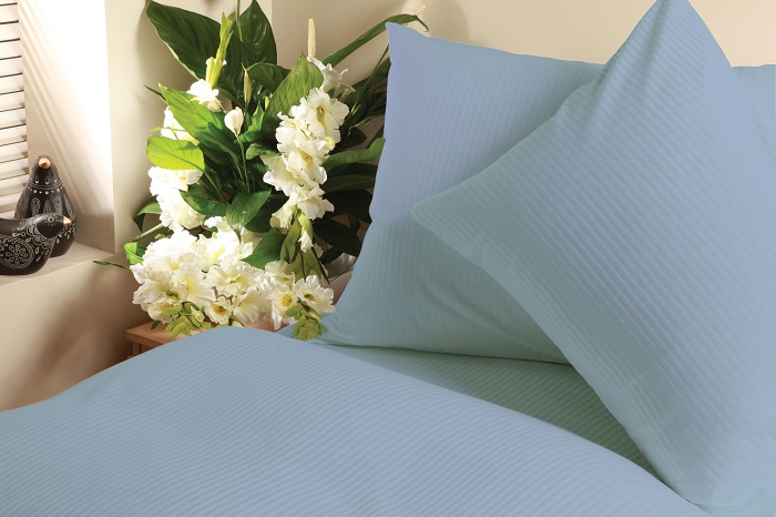 ציפה XL וציפיות סאטן כותנה בצפיפות 500 חוט בדוגמת פסים - צבעים לבחירה – תמונה 3