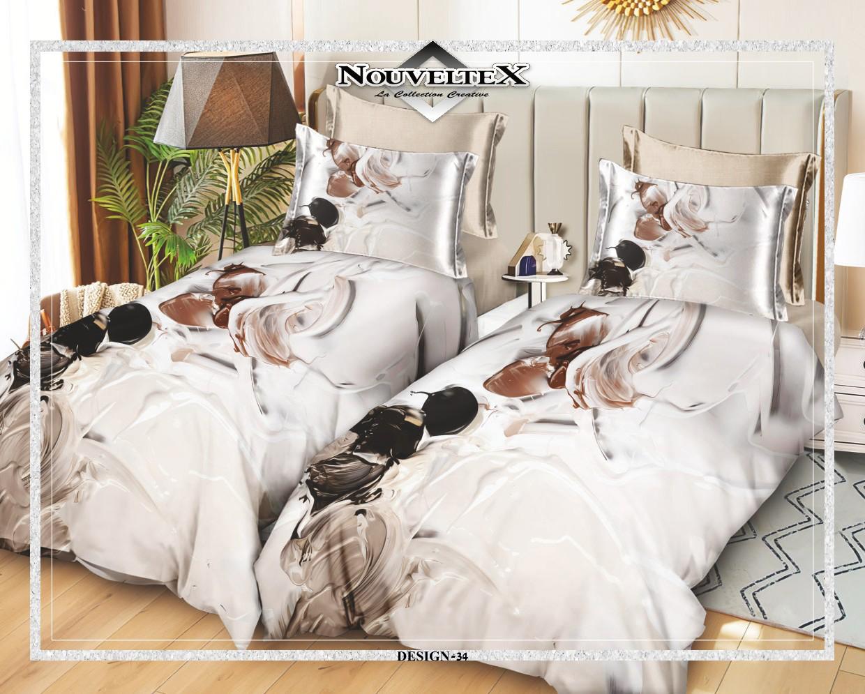 סט מצעים למיטה יהודית בסטנדרט אמריקאי - דגם 34