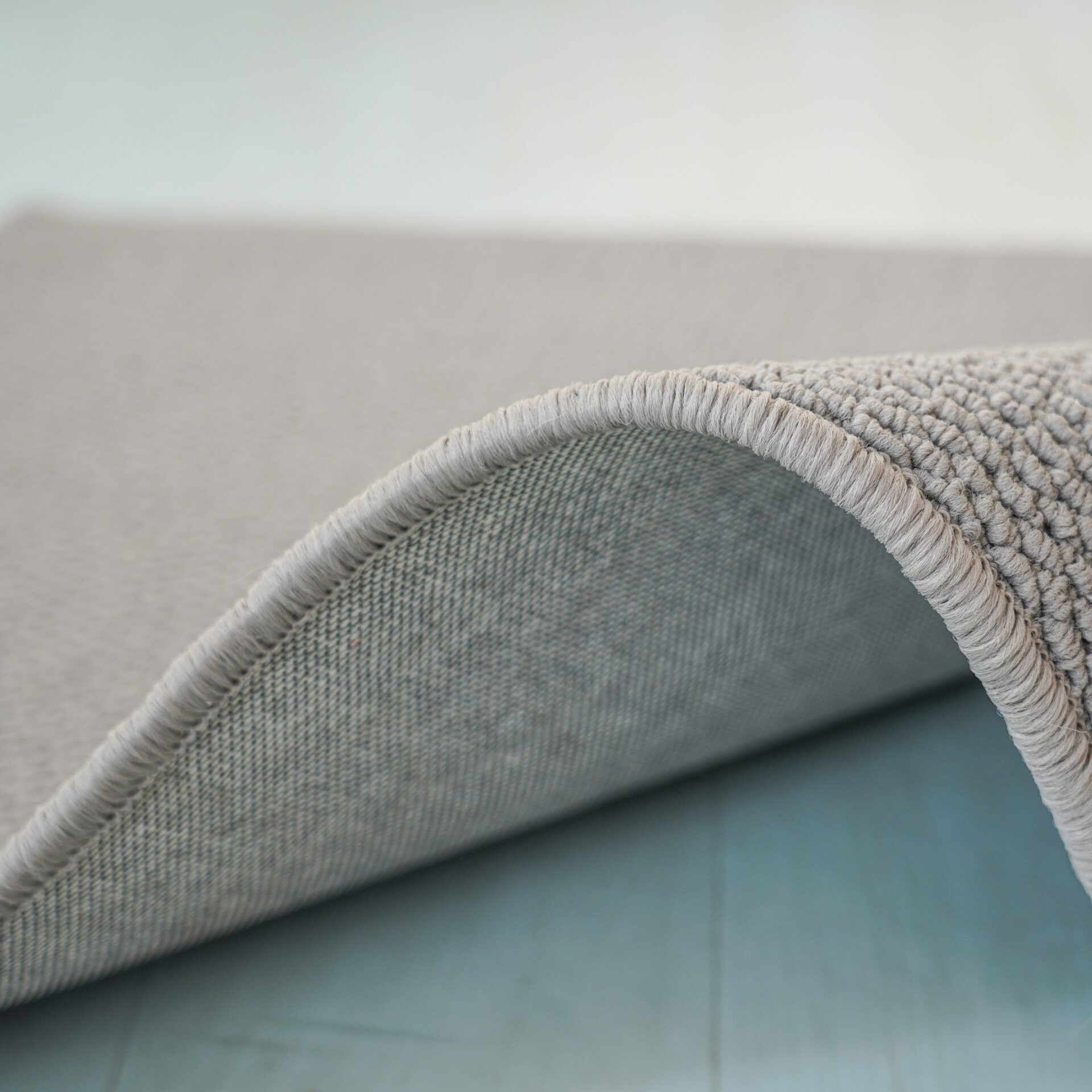 שטיח מרבל דמוי צמר - צבע אבן – תמונה 2