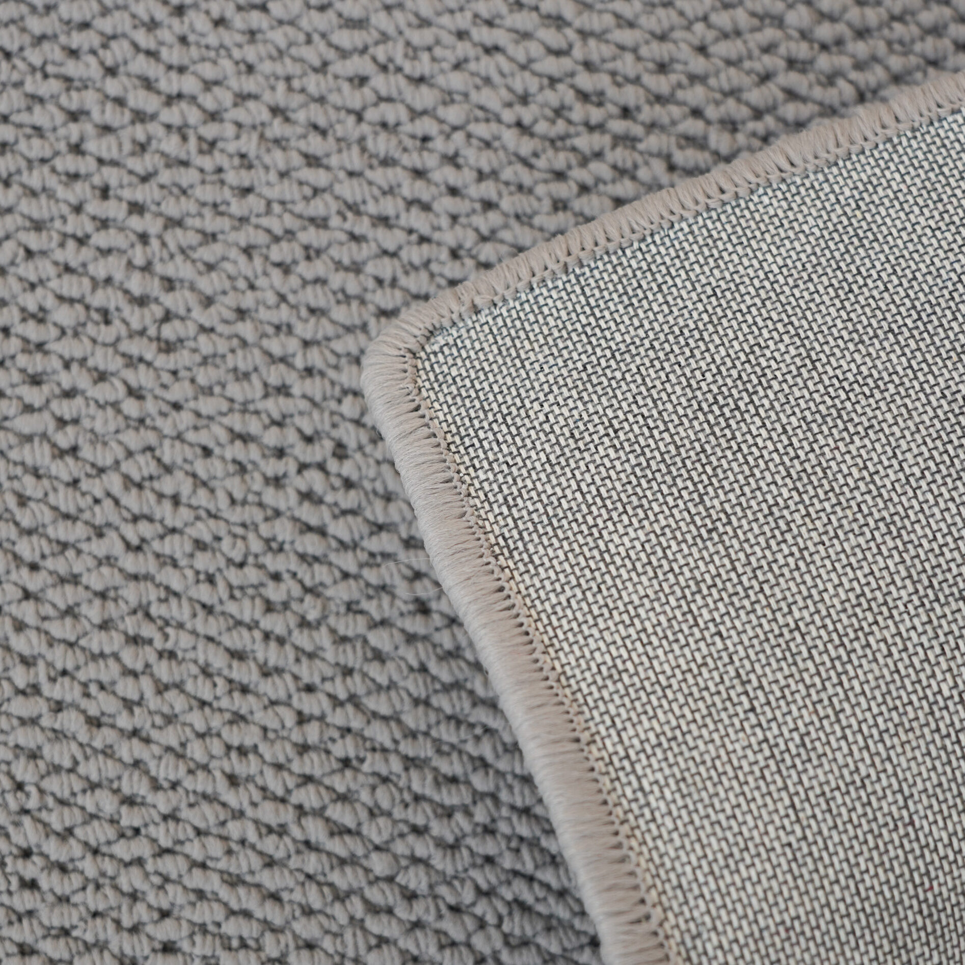 שטיח מרבל דמוי צמר - צבע אבן