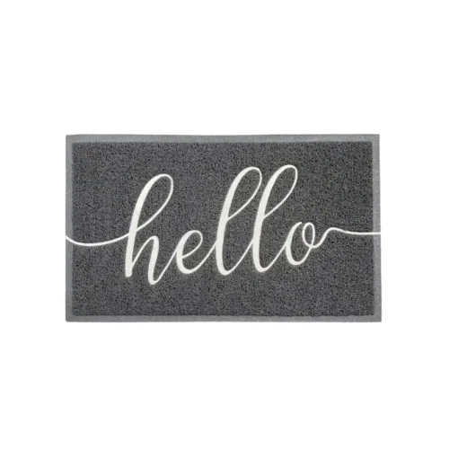 שטיח כניסה דגם רעות HELLO במגוון צבעים
