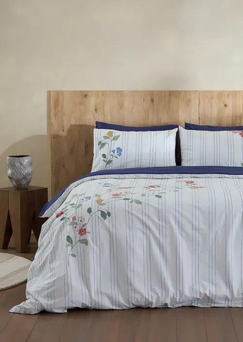 סט מצעים | 100 אחוז כותנה פרקל | דגם אפולו