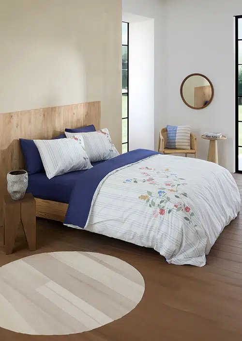 סט מצעים | 100 אחוז כותנה פרקל | דגם אפולו – תמונה 2