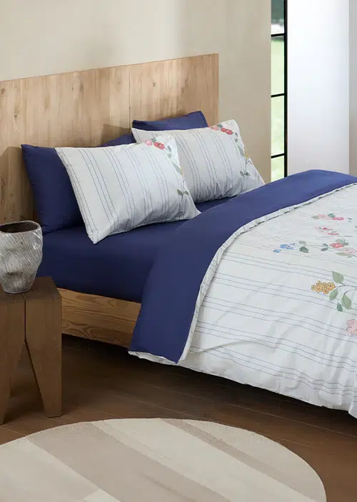 סט מצעים | 100 אחוז כותנה פרקל | דגם אפולו – תמונה 3