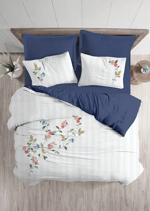 סט מצעים | 100 אחוז כותנה פרקל | דגם אפולו – תמונה 6