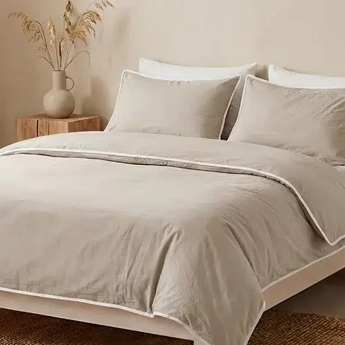 סט מצעים | 100 אחוז כותנה פרקל | דגם עמנואל אבן