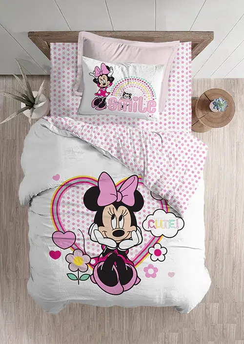 מצעי ילדים | 100% כותנה | מיני לב