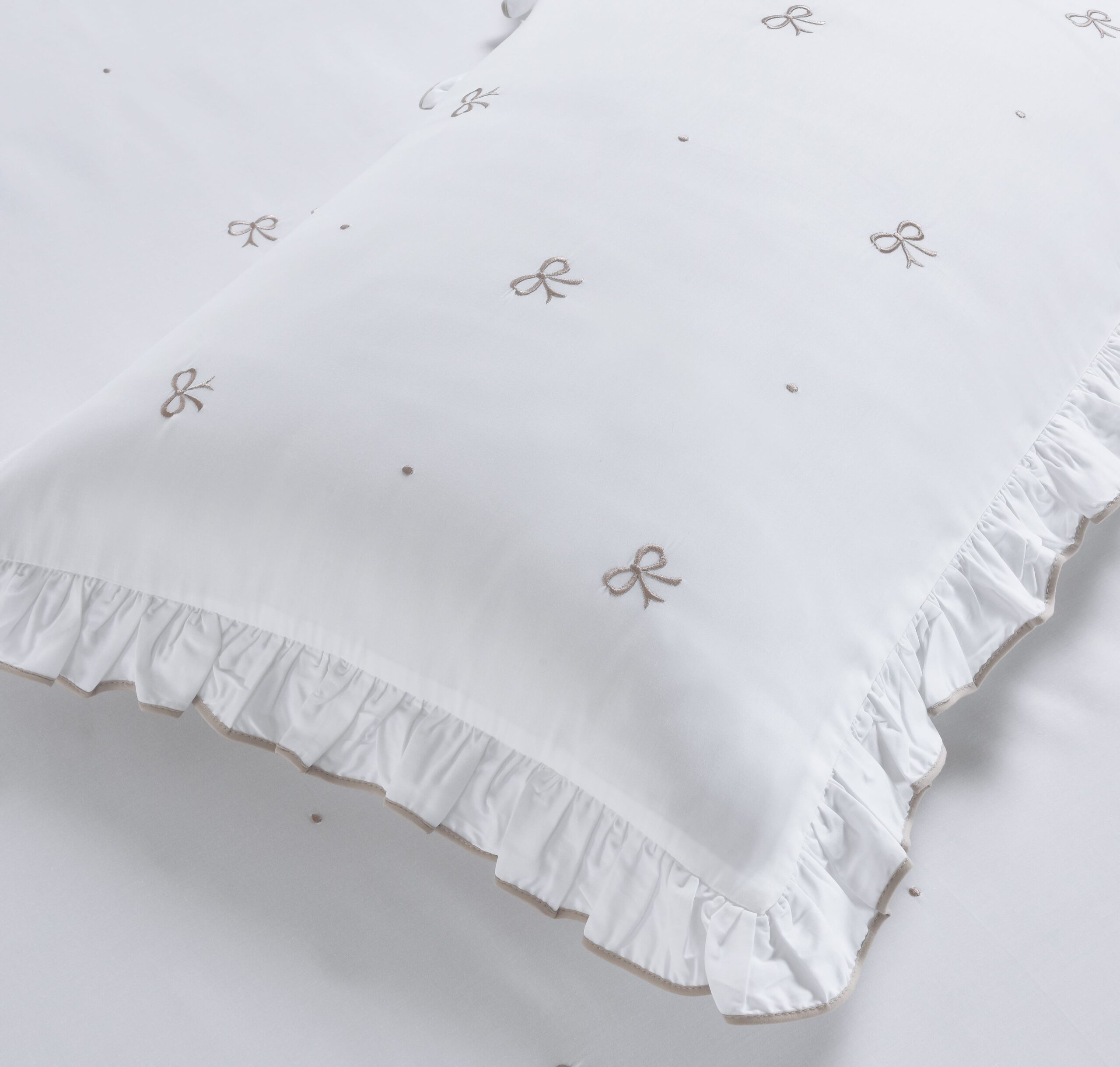 סט מצעים רקום דגם עדי 3129 | 100% כותנה בעיבוד סאטן צפיפות 300 – תמונה 4