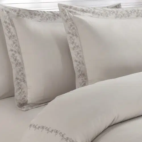 סט מצעים רקום דגם דנית 3124 | 100% כותנה בעיבוד סאטן צפיפות 300