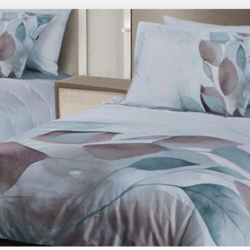 סט מצעים למיטה יהודית - פרקל כותנה T200 דגם טוליפ 027