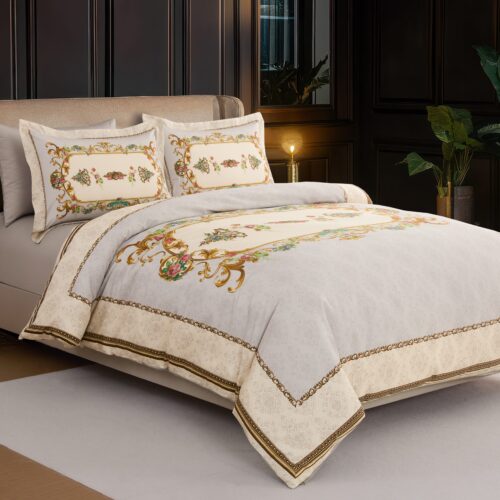 סט מצעים אלינה – מיכל נגרין - 100% כותנה בעיבוד סאטן | צבע 7715