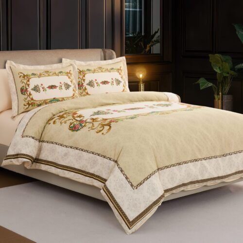 סט מצעים אלינה – מיכל נגרין - 100% כותנה בעיבוד סאטן | צבע 7716