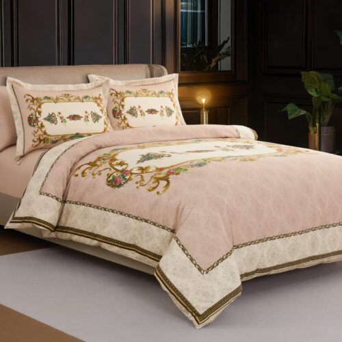 סט מצעים אלינה – מיכל נגרין - 100% כותנה בעיבוד סאטן | צבע 7718