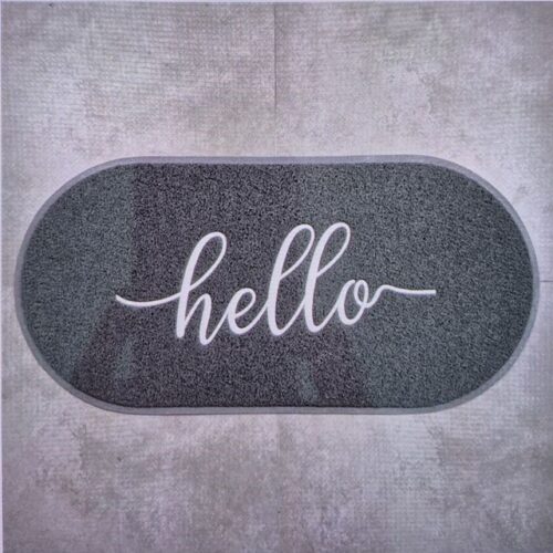 שטיח כניסה אובלי דגם מורגן  HELLO 60*120
