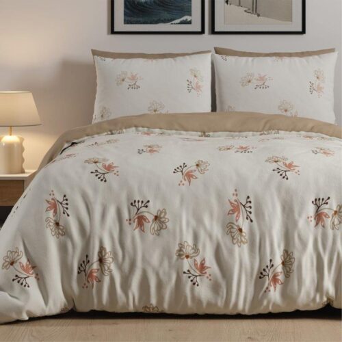 סט מצעים 100 אחוז כותנה סרוקה, דגם עמית