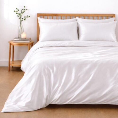 סט מצעי במבו לבן