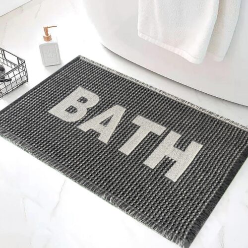 שטיח אמבטיה קוסטה  80*50 - אפור