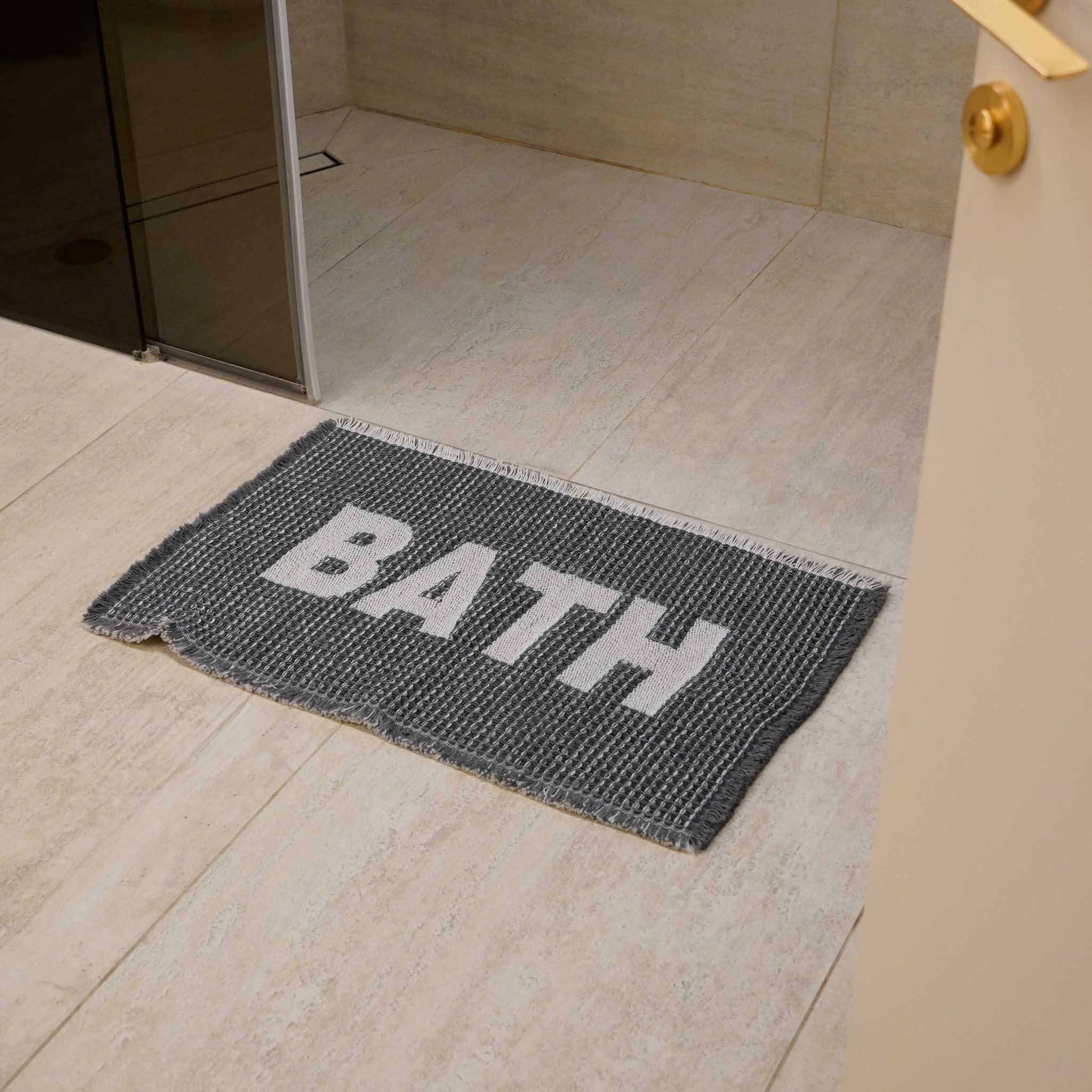 שטיח אמבטיה קוסטה 80*50 - אפור – תמונה 4