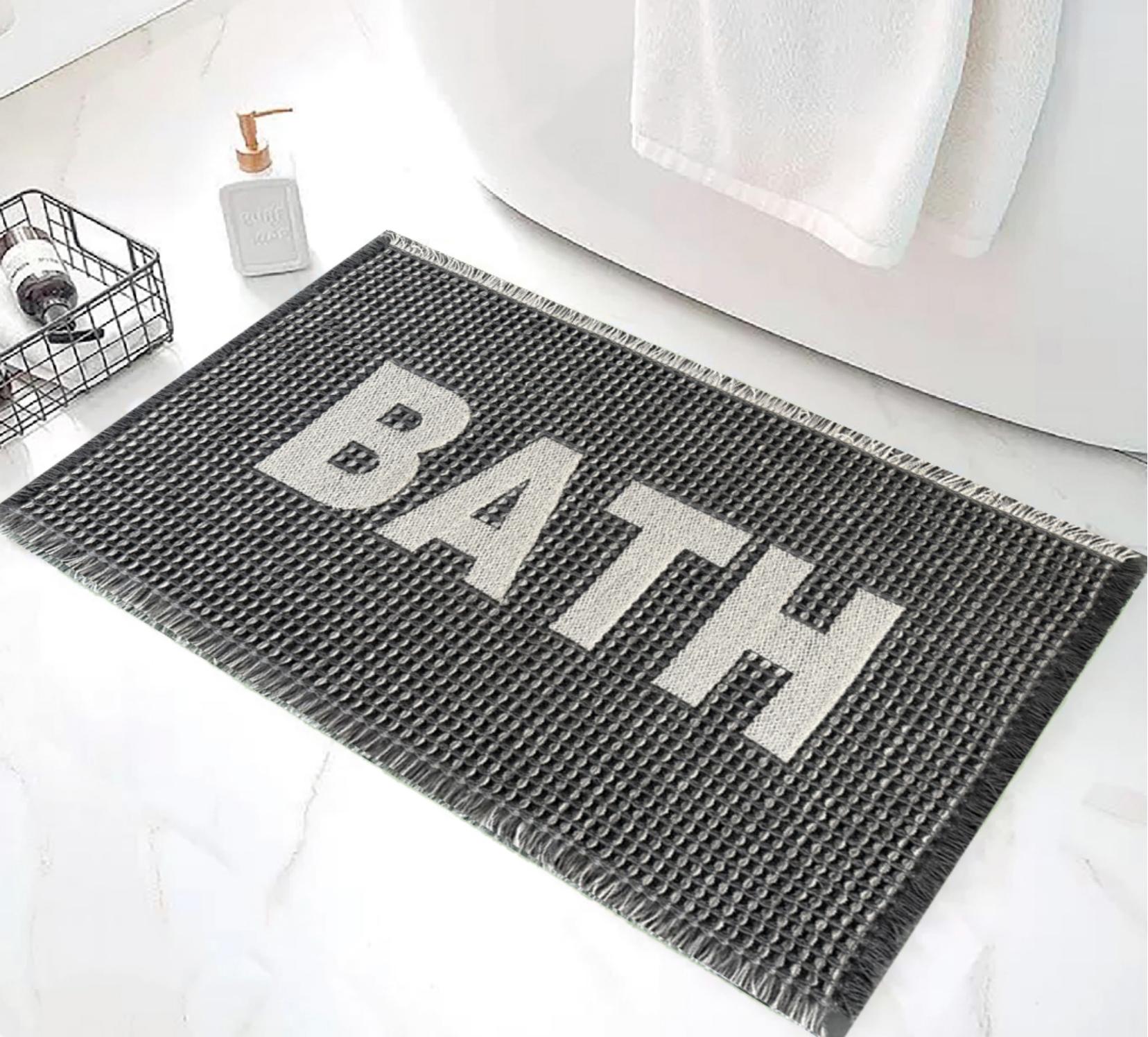 שטיח אמבטיה קוסטה 80*50 - אפור