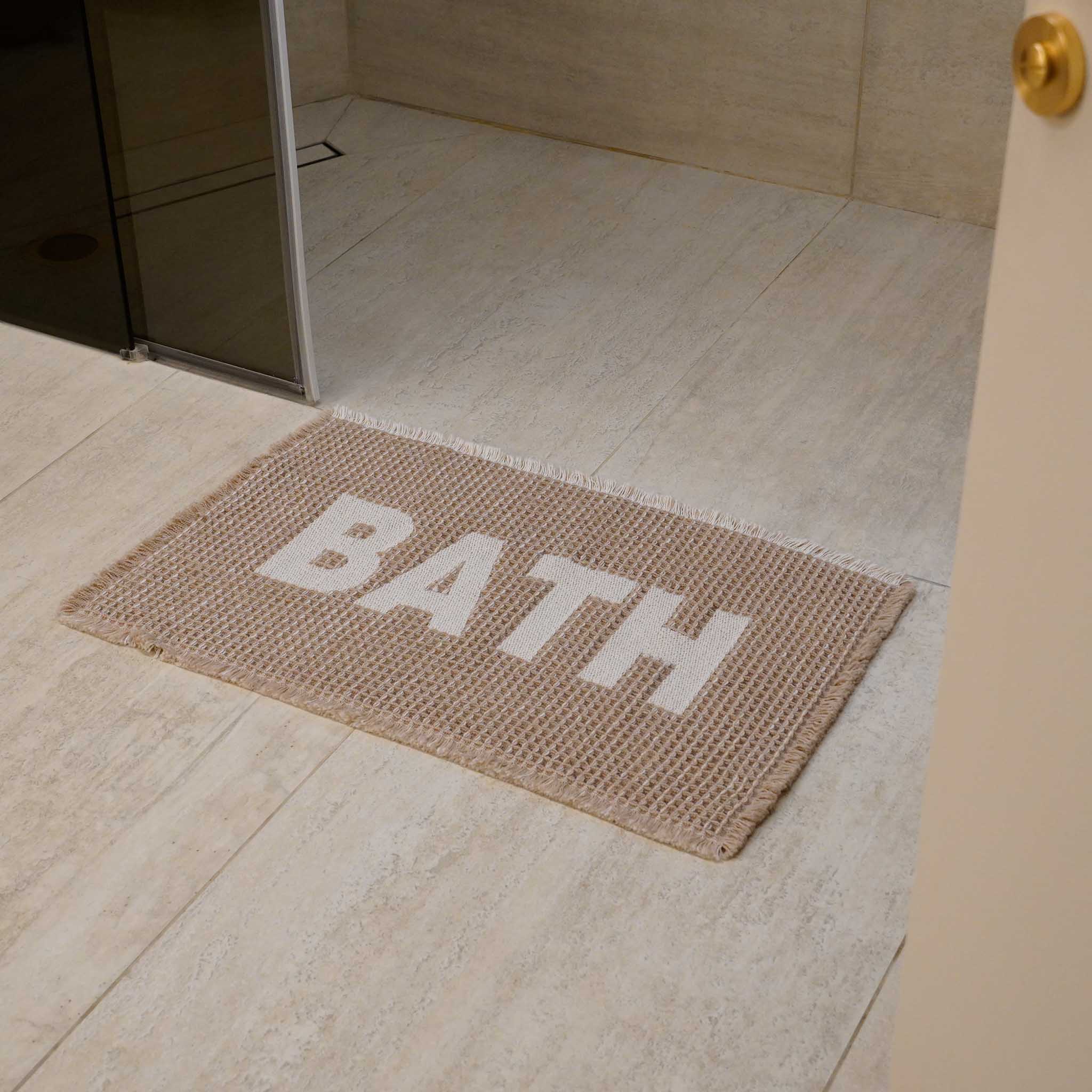 שטיח אמבטיה קוסטה 80*50 - קפה – תמונה 5