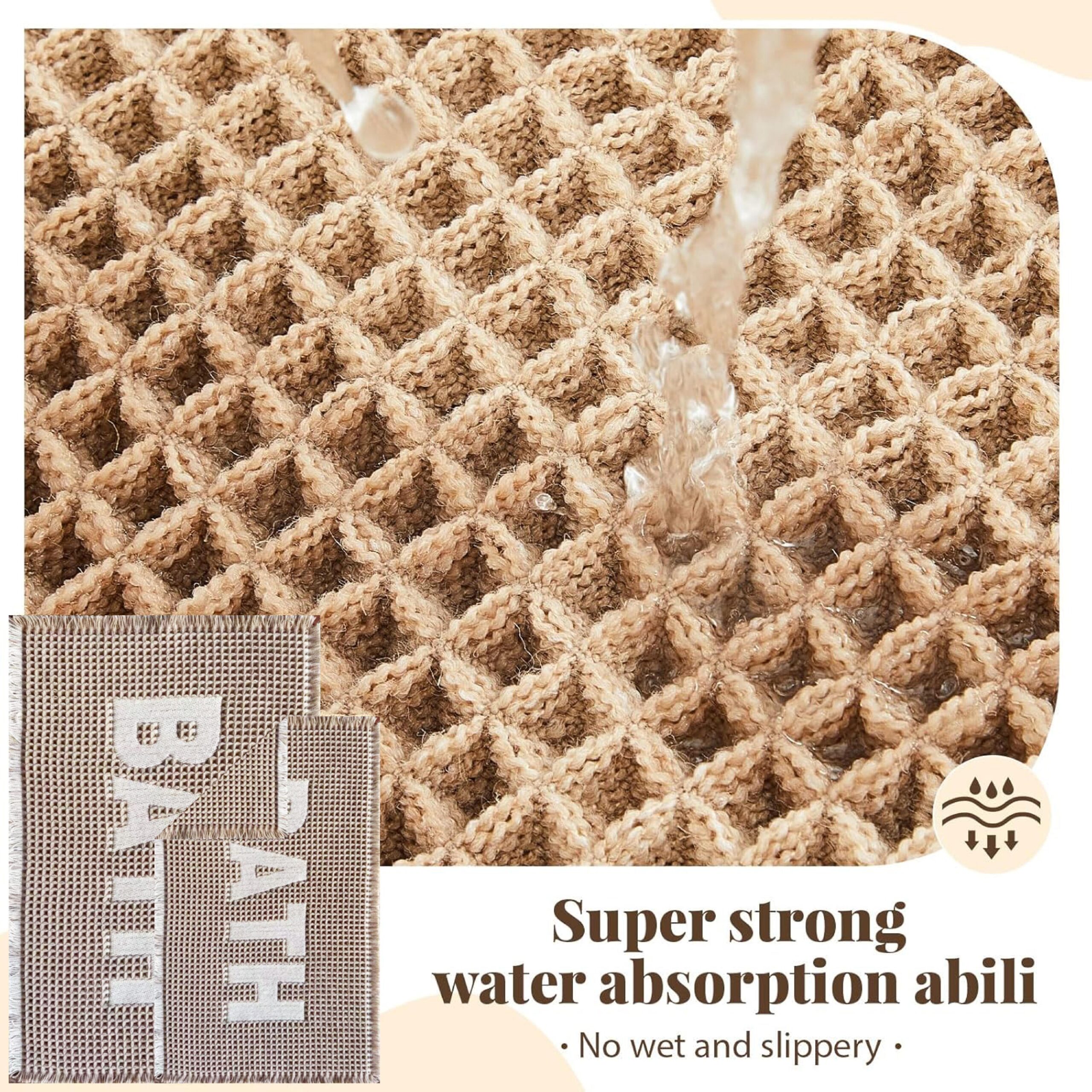 שטיח אמבטיה קוסטה 80*50 - קפה – תמונה 4