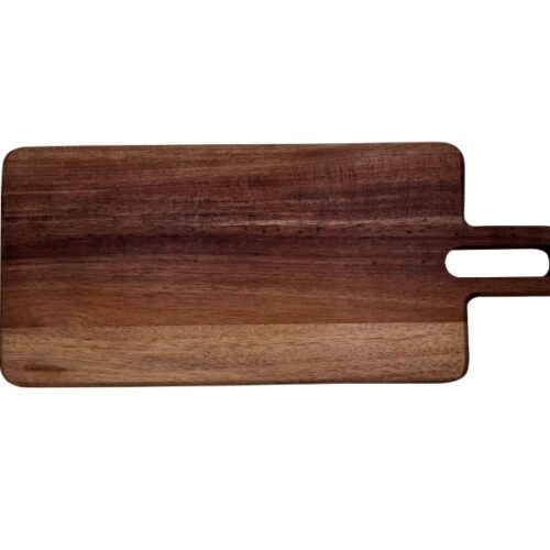 קרש חיתוך/הגשה | סולתם | עם ידית מלבני 40.5*17*2.3  ס”מ ACACIA