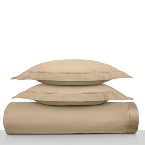 סט מצעים ורדינון |  100% כותנה מצרית | דגם Beatrice גולד